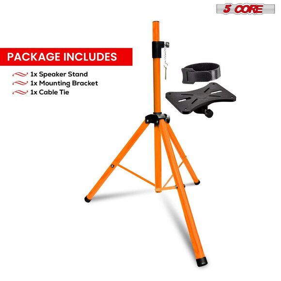 Speaker Stand Tripod Tall Adjustable 72 Inch Mount Stands SS HD 1PK ORG WOB - Picture 9 of 10